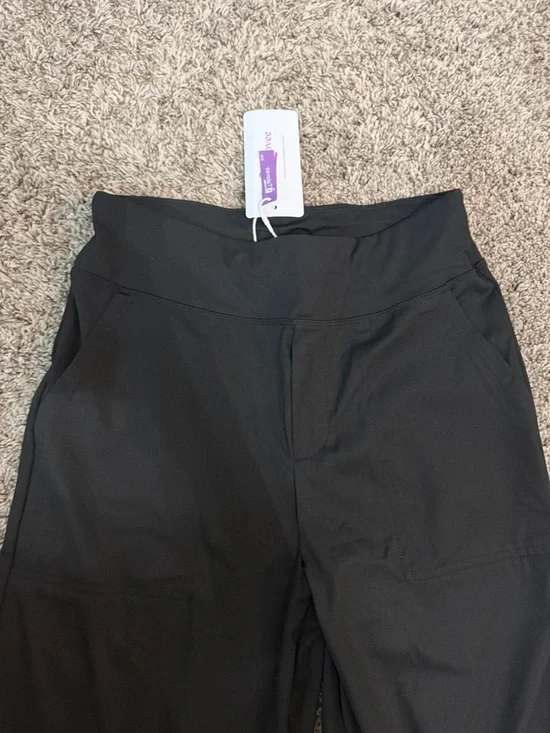 Love Black Wide-Leg Track Pants - Picture 2 of 3